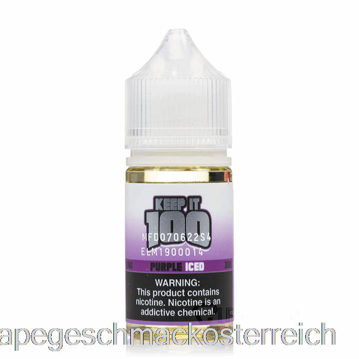 Lila Vereist - 100 Salze Behalten - 30 Ml 50 Mg Vape-Geschmack